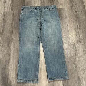 Duluth Trading Co Ballroom Double Flex Slim Fit Men's 38x30 Jeans Stretch Denim